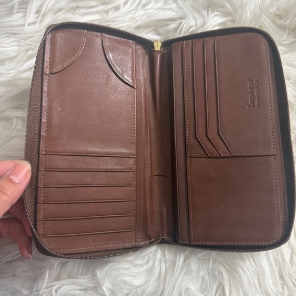 Longaberger NWOT vintage leather wallet - Picture 4 of 6
